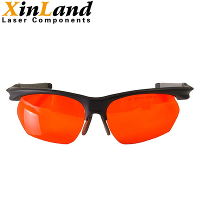 190~540nm Od 4+ 5mm Laser-Augenschutz-Sicherheitsgläser mit hoher Dichte für die UV- und grünen Laser mit Fall