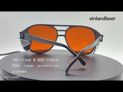190–540 nm und 850–1300 OD6+ Laserschutzbrille