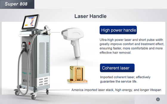 12,4 Laser-Haar-Abbau-Schönheits-Laser-Maschine des Zoll-755nm 1064 Nanometer