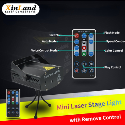 Mini Laser Stage Light Projector mit entfernen Steuerung, Laserlicht DJ-Disco-Stadiums-Licht für Hauptpartei