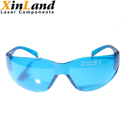 blaue Laserschutzbrille der Linsen-190~400nm&amp;600-700nm UV und rote Laser-Schutz-Schutzbrillen