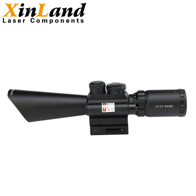 belichtete taktischer Bereich des Gewehr-3.5-10X40 mit rotem Laser Mil Dot Reticle Fit 20mm