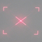 DAMHIRSCHKUH 30.2° Laser-Modul mit Koppelpunkt-Rechteck-justierbarer Linienstärke-Helligkeit