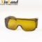 gelbe Augenschutz-Sicherheitsgläser Laser-190~420&amp;850~1300nm für YAG 1064nm Laser und Faser-Laser-Maschine