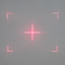 Gurt-Rahmen DAMHIRSCHKUH Laser-Modul des Kreuz-40.6°, das Projektions-Licht in Position bringt