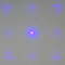 Sucher 34° DAMHIRSCHKUH Laser-Modul mit Mittelpunkt-Quadrat-Rahmen